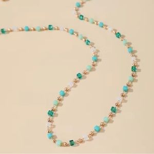boho bead necklace